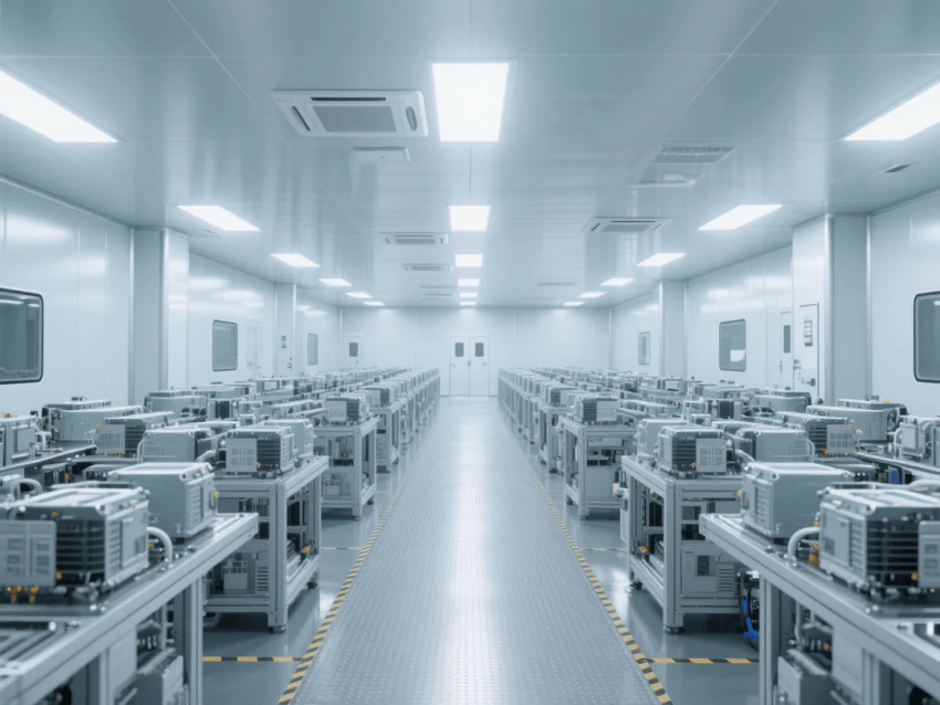 合肥萬(wàn)級(jí)氫燃料電池組件生產(chǎn)車間凈化裝修工程